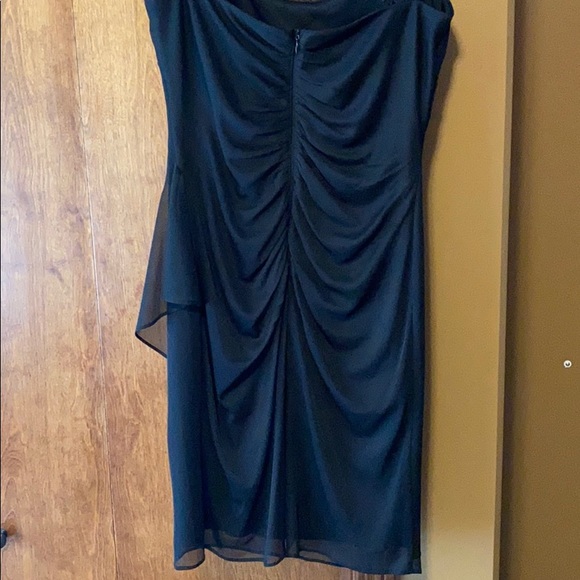 Semi Formal Black Mini Dress - Picture 5 of 6